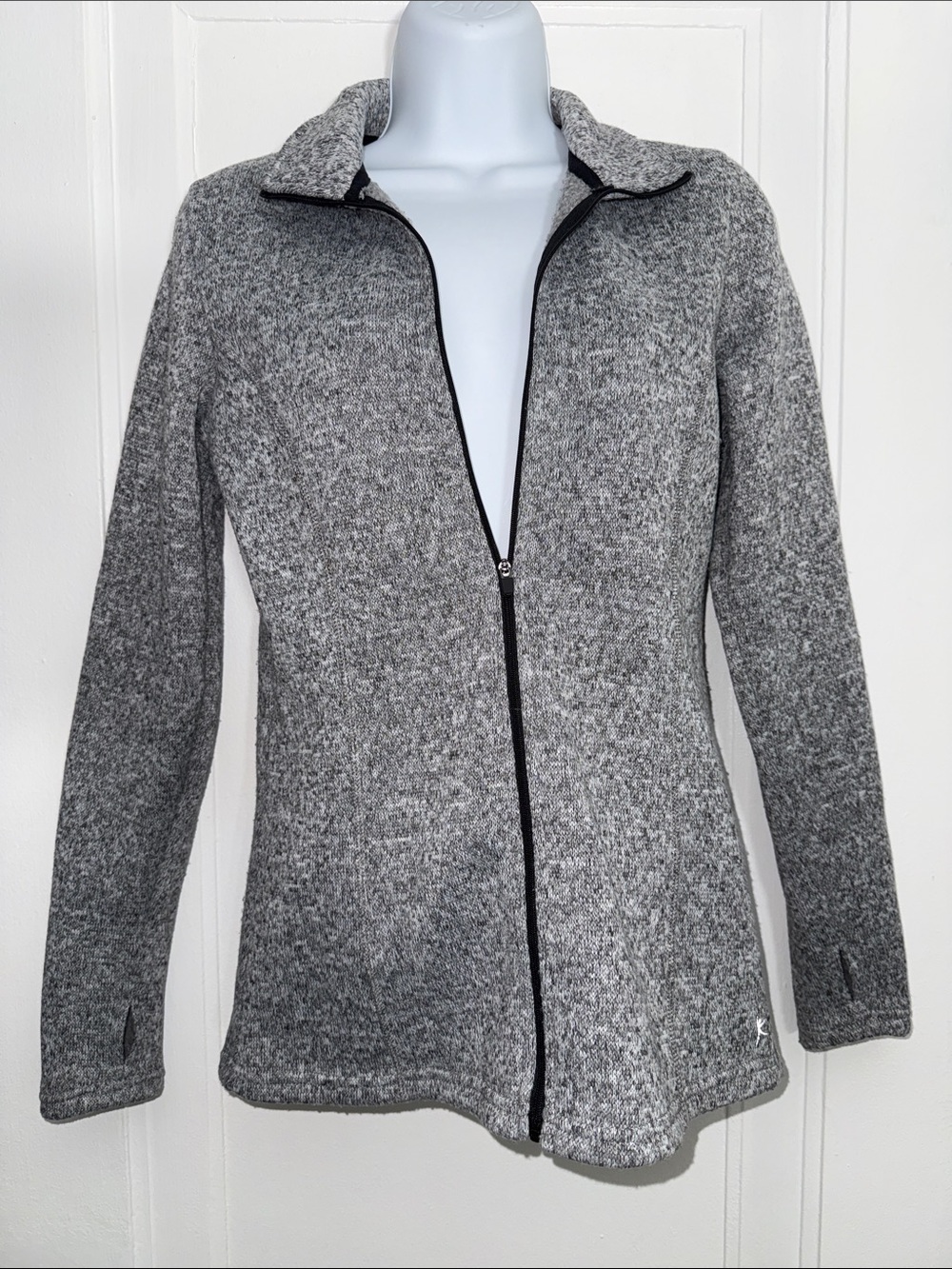 Danskin zip up fleece size small